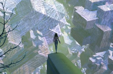 Soyut sanat dokusu. Renkli doku. Modern sanat eserleri. Renkli görüntü. Modern sanat. Çağdaş sanat.