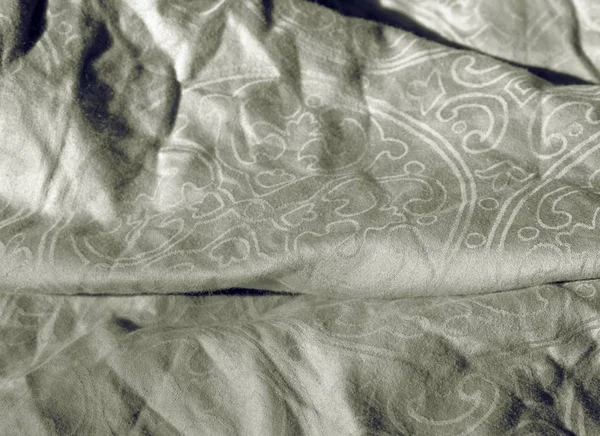 Голубая Кровать Белый Фон — стоковое фото