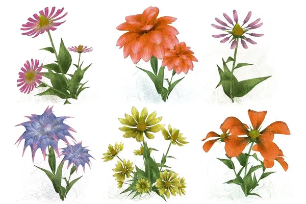 Çiçeklerle kusursuz desen