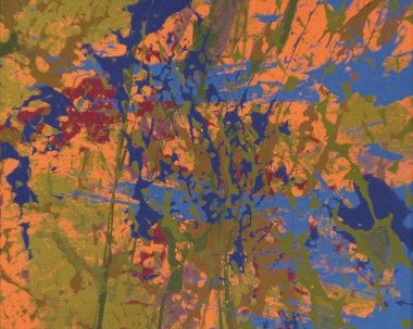 Metin için yeri olan boya lekeleriyle soyut arkaplan   