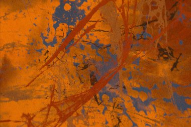 Arkaplanda soyut renkli lekeler              