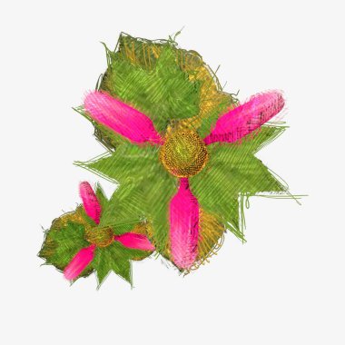 Beyaz arka plan üzerinde izole suluboya