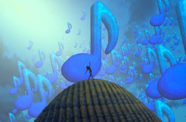 Mavi ve beyaz arka plan