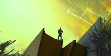 Şehirde güzel bir gün batımı