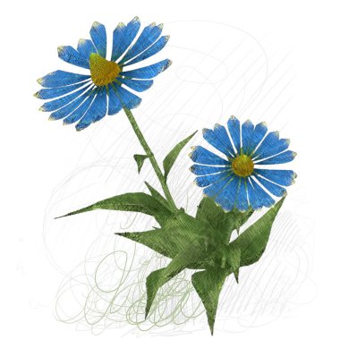 Çiçekli soyut çiçek arkaplanı