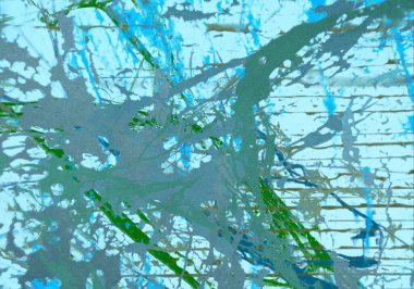 metin için alan ile arka planda soyut renkli lekeler