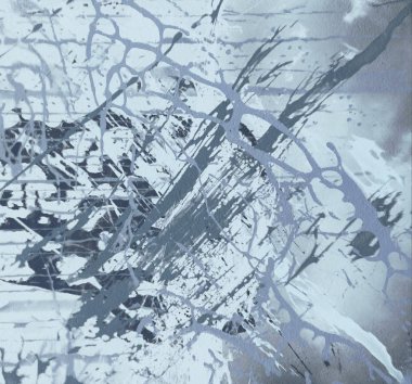 Metin için yeri olan boya lekeleriyle soyut arkaplan