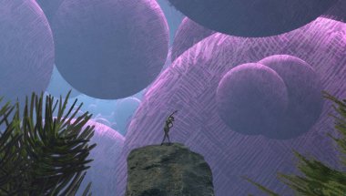 gökyüzünde güzel çiçekler