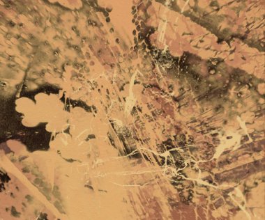 metin için alan ile arka planda soyut renkli lekeler