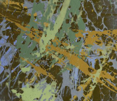 metin için alan ile arka planda soyut renkli lekeler  