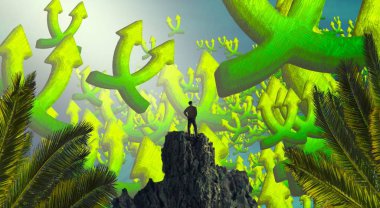 Ormandaki yeşil ağaç