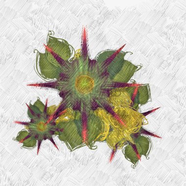 beyaz zemin üzerine kırmızı yaprakları