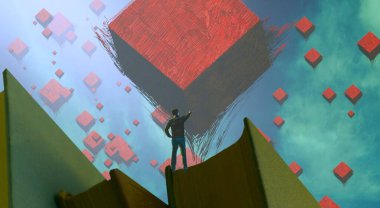 boşluk ile soyut kağıt arka plan