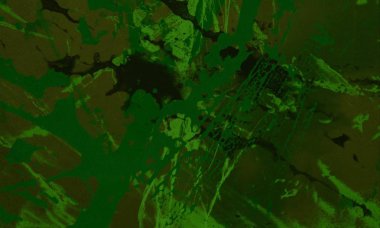 metin için alan ile arka planda soyut renkli lekeler