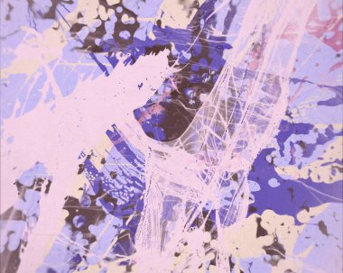 Metin için yeri olan boya lekeleriyle soyut arkaplan   