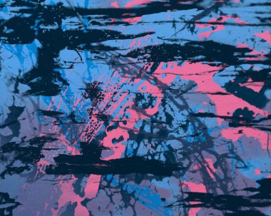 Metin için yeri olan boya lekeleriyle soyut arkaplan