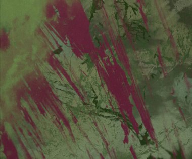 Metin için yeri olan boya lekeleriyle soyut arkaplan   