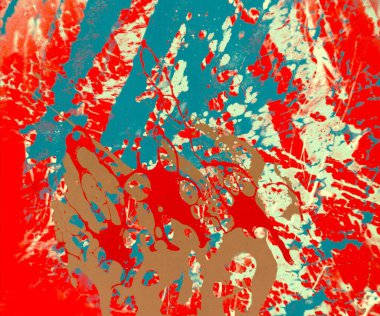 Boyayla soyut arkaplan    