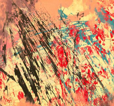 Boya lekeleriyle soyut arkaplan