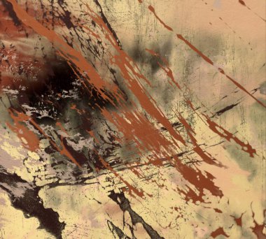 metin için alan ile arka planda soyut renkli lekeler