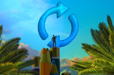 gökyüzünde noel ağacı