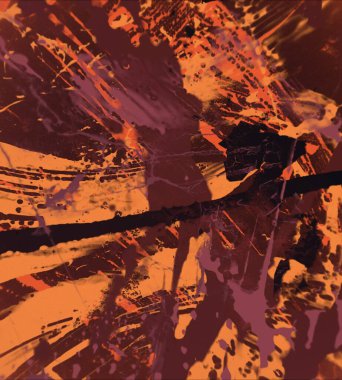 Boya lekeleriyle soyut arkaplan