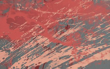 Metin için yeri olan boya lekeleriyle soyut arkaplan