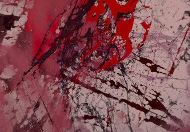 Metin için yeri olan boya lekeleriyle soyut arkaplan