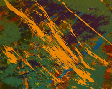 Arkaplanda soyut renkli lekeler 