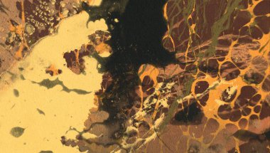 Metin için yeri olan boya lekeleriyle soyut arkaplan