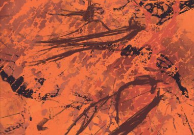 metin için alan ile arka planda soyut renkli lekeler