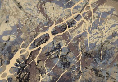 Metin için yeri olan boya lekeleriyle soyut arkaplan 