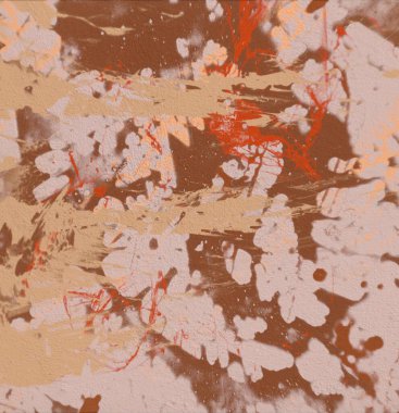 Metin için yeri olan boya lekeleriyle soyut arkaplan