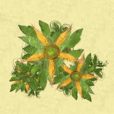 Beyaz arkaplanda sonbahar yaprakları