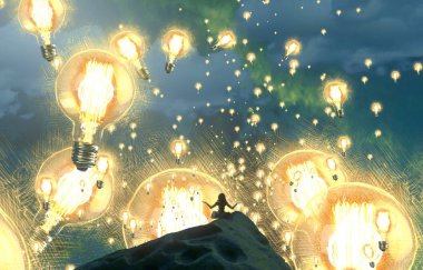 metin için alanı olan soyut kavramsal yaratıcı arkaplan 