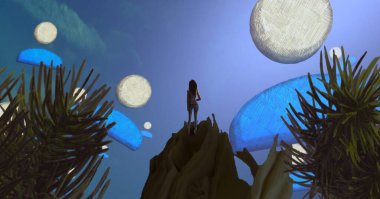 gece hindistan cevizi