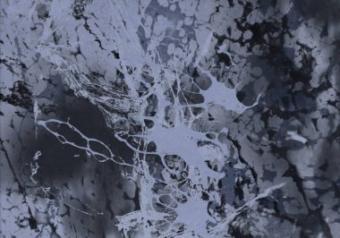 metin için alan ile arka planda soyut renkli lekeler