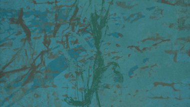 Metin için yeri olan boya lekeleriyle soyut arkaplan