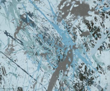 Arkaplanda soyut renkli lekeler   