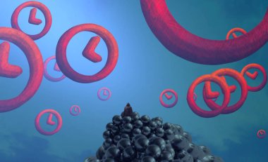 Soyut renkli arka plan, hayal gücü kavramı insan silueti.