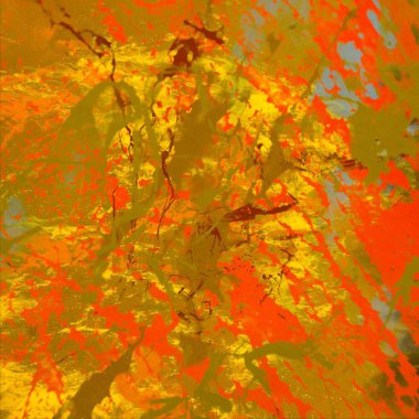 Metin için yeri olan boya lekeleriyle soyut arkaplan