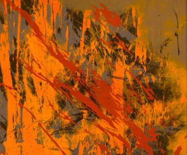 Metin için yeri olan boya lekeleriyle soyut arkaplan   