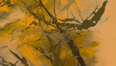 Arkaplanda soyut renkli lekeler             