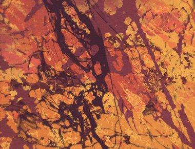 Metin için yeri olan boya lekeleriyle soyut arkaplan