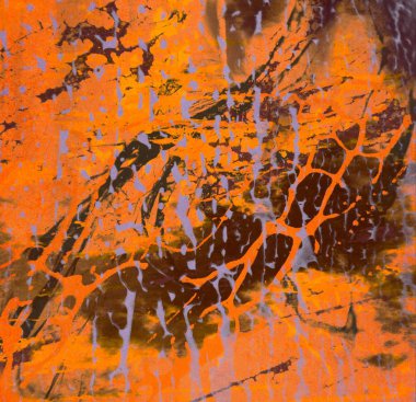 Arkaplanda soyut renkli lekeler