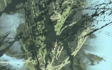 metin için alan ile arka planda soyut renkli lekeler