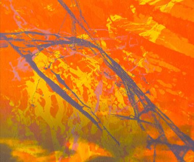 Boya lekeleriyle soyut arkaplan