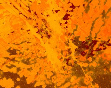 Metin için yeri olan boya lekeleriyle soyut arkaplan