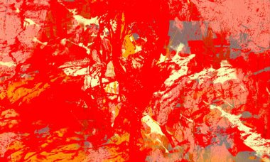 Arkaplanda soyut renkli lekeler          