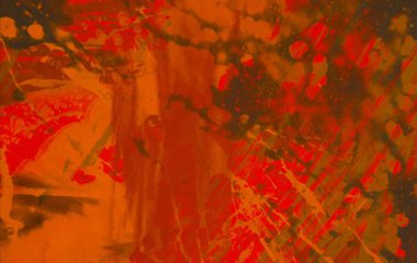 Arkaplanda soyut renkli lekeler